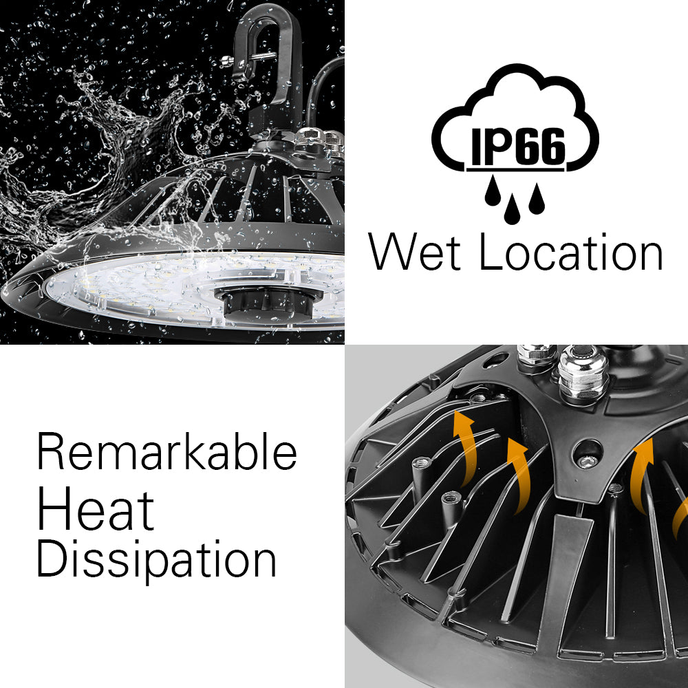 highbay rated IP66 with good heat dissipation