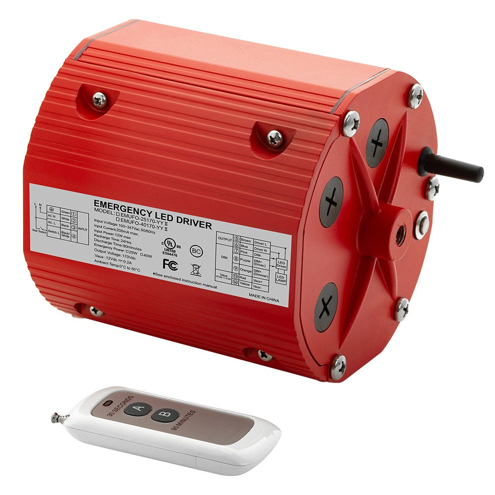 Emergency Battery Backup - LED Bay Light