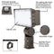 Photocell, die-casting aluminum, optical lens, adjustable angle, mounting options yoke