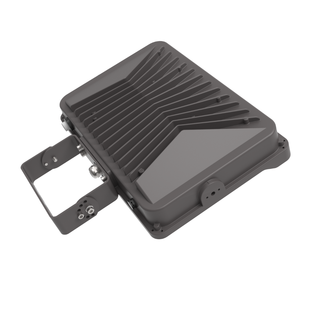 Back view of Konlite flood light