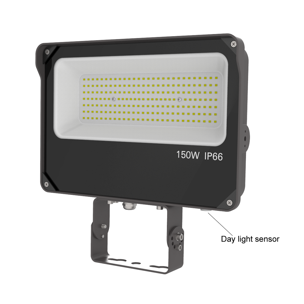 150W Yoke mount Floodlight with photocell
