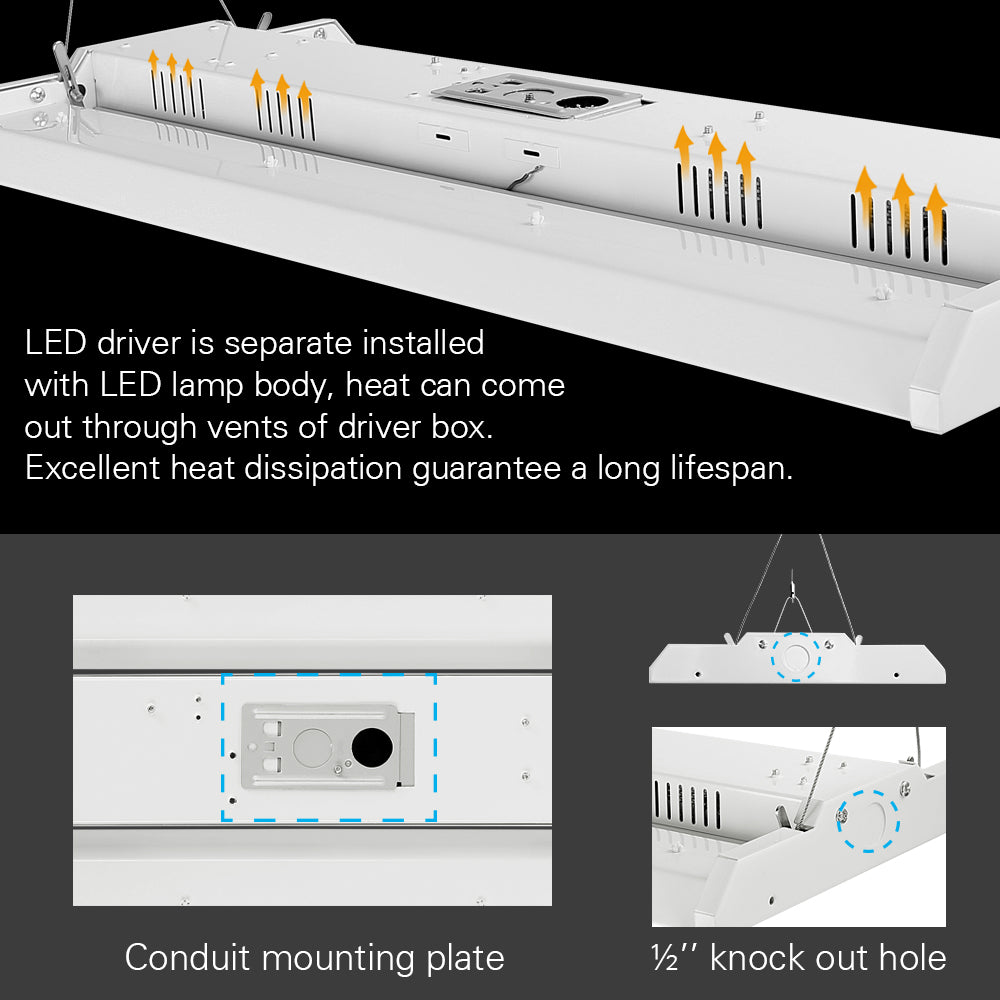 Konlite Linear LED Highbay Light structure