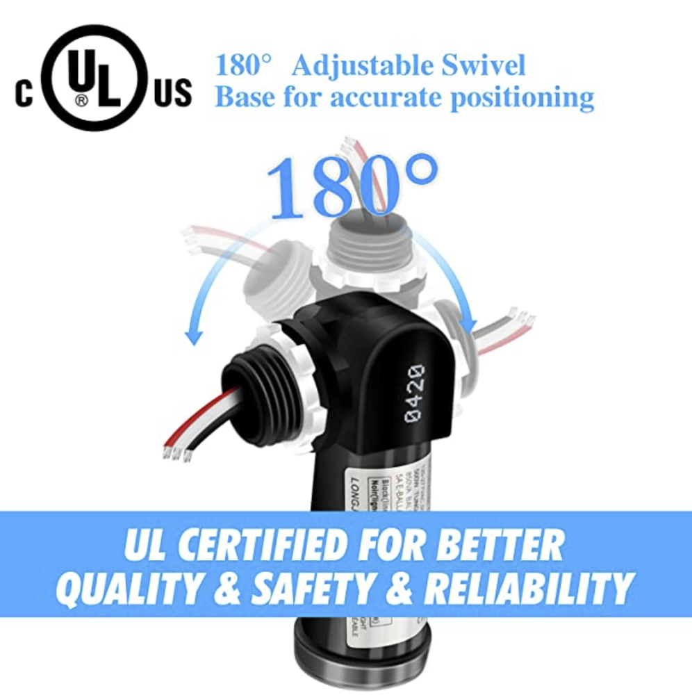 Photocell Sensor with Swivel Mount