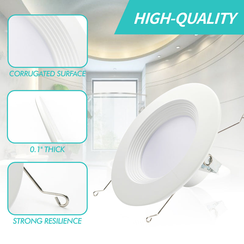high quality corrugated surface, strong resilience led 5-6" downloadlight