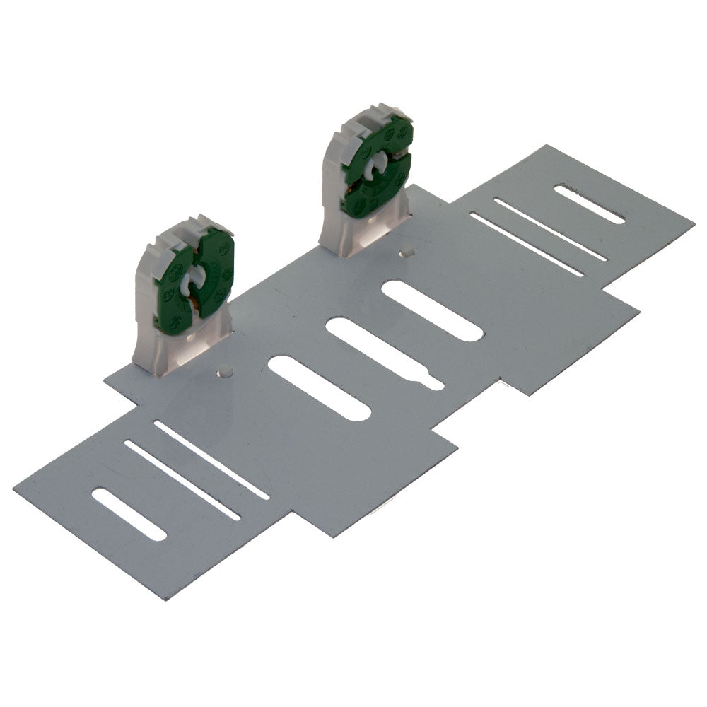 Techbrite LED Retrofit Kit Converts 2 Lamp 8Ft Fluorescent Strip Light Into 4 4ft LED Tubes