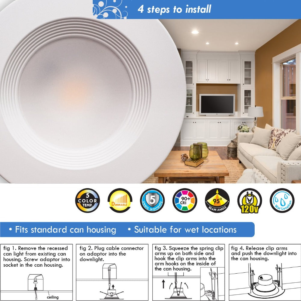 recessed downlight installation guides