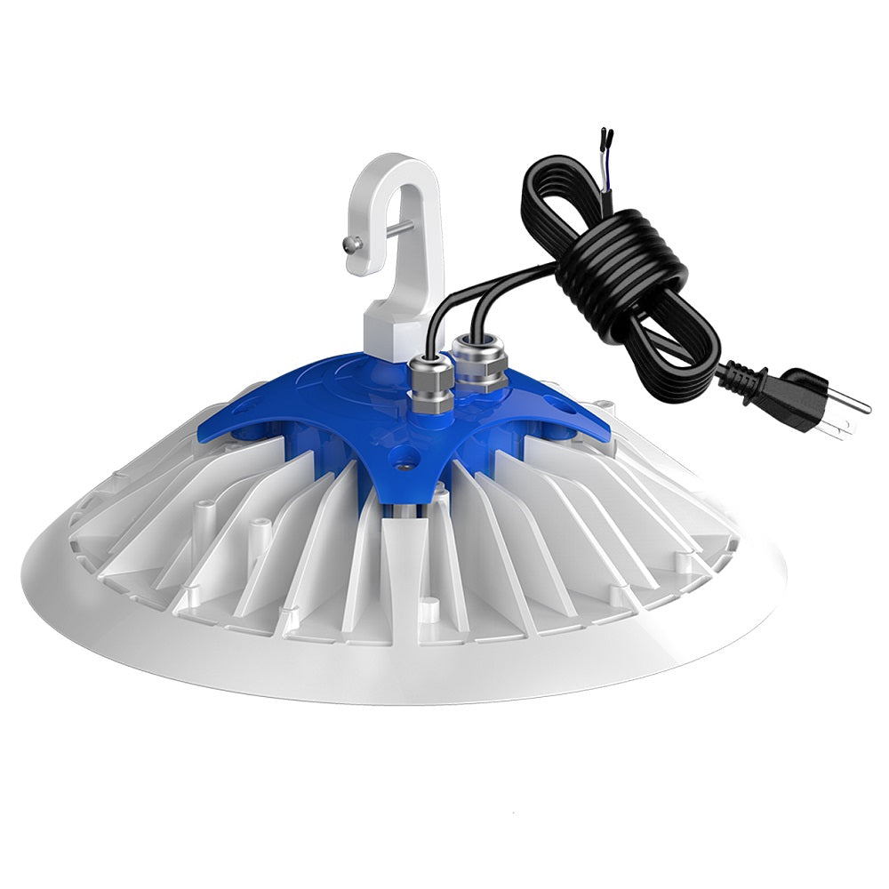 150W Konlite white UFO Round highbay Light with plug