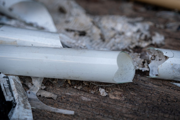 Broken Fluorescent bulbs