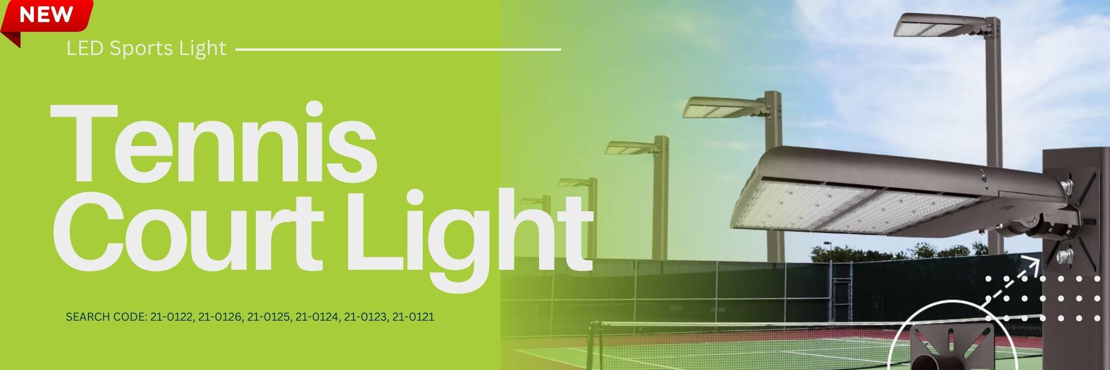 LED Sports Light  for Tennis Court