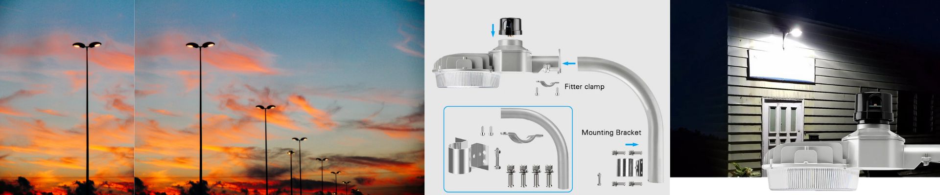 LED Dusk-to-Dawn lights