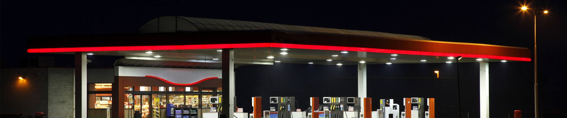 LED Lighting for Gas Stations