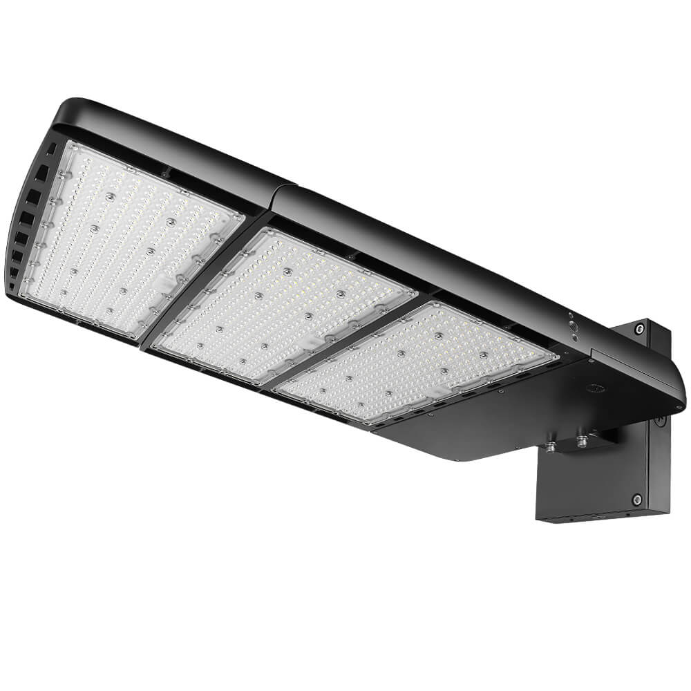 Konlite Spica 600W Black LED Sports Light - Tennis Court Light with wall Mount