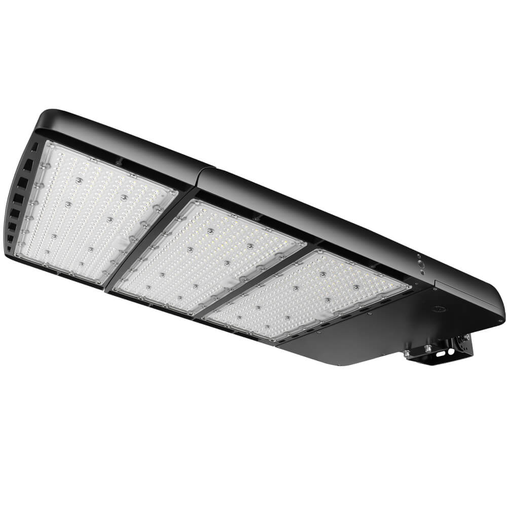 Konlite Spica 600W Black LED Sports Light - Tennis Court Light with yoke Mount