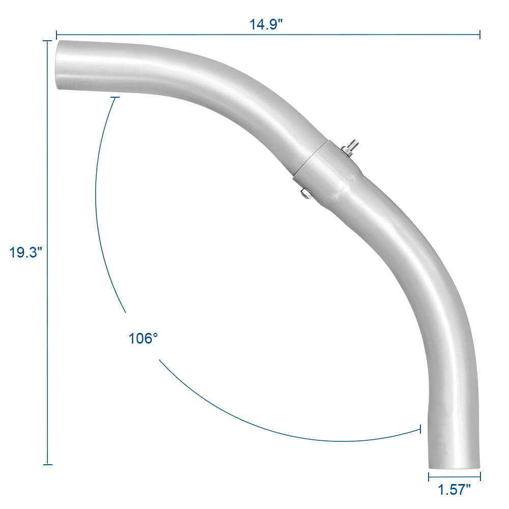 Pole Mount Arm dimensions 