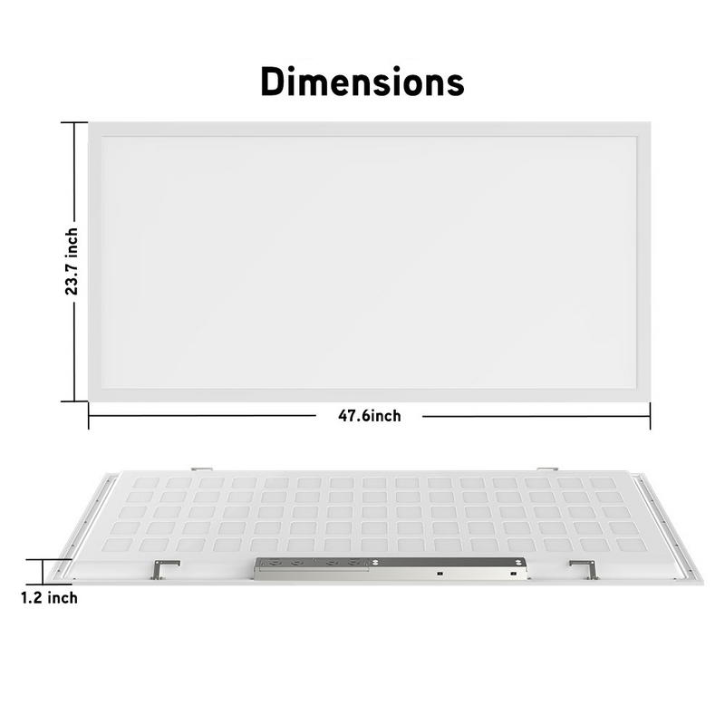 Dimensions of 2x4 LED panel light