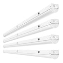 8 Ft LED Strip Light Fixtures With 8W Emergency Battery