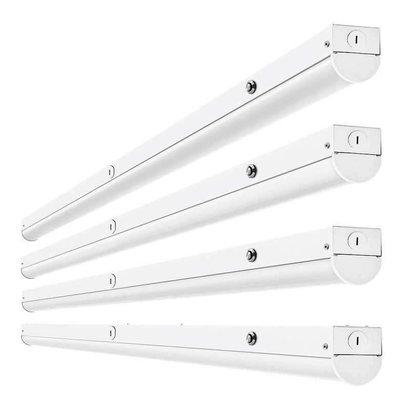8 Ft LED Strip Light Fixtures With 8W Emergency Battery