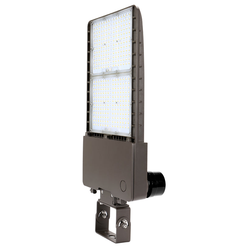 300W trunnion mount led parking lot light with shorting cap