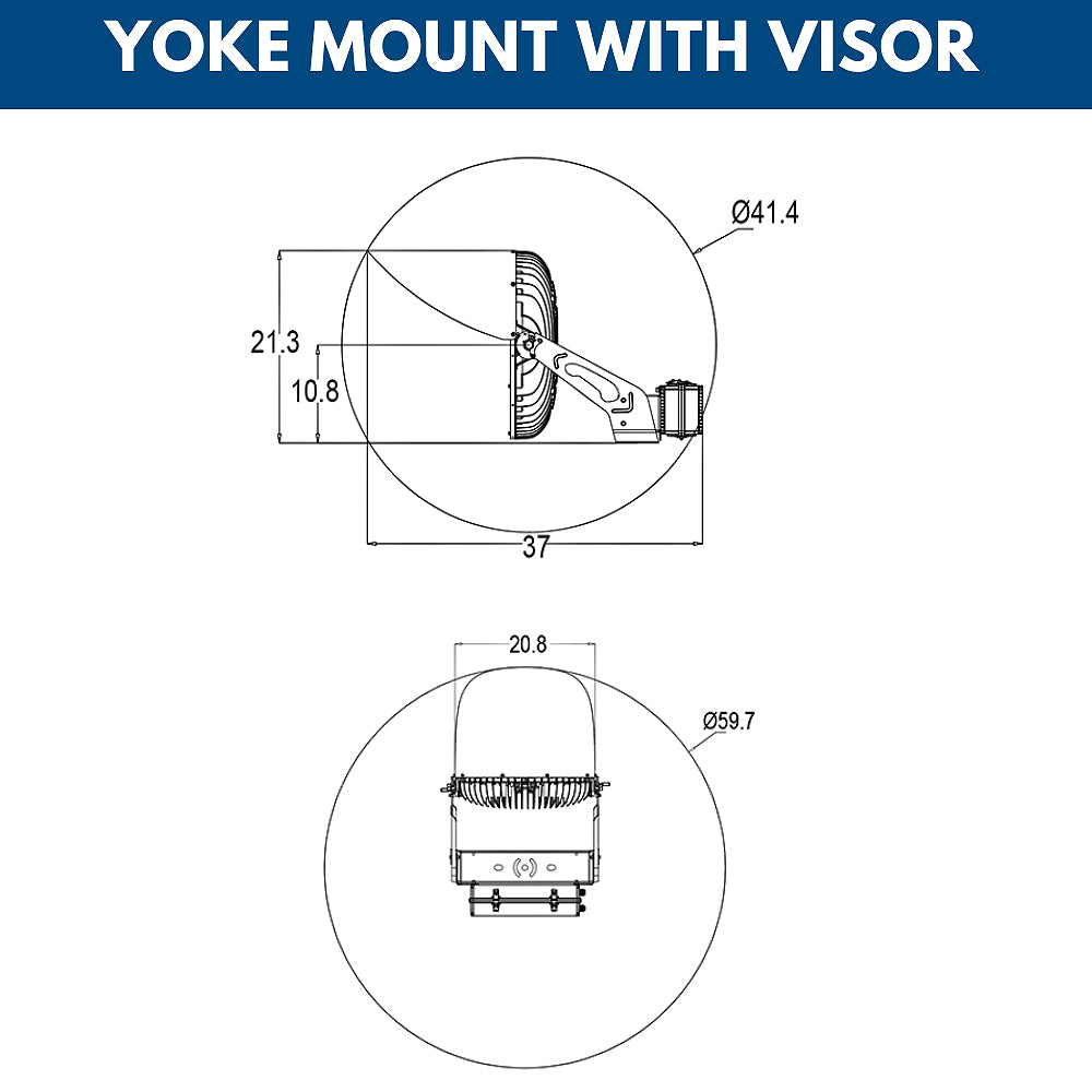Aiming methods of 680W Konlite LYRA LED Stadium Light