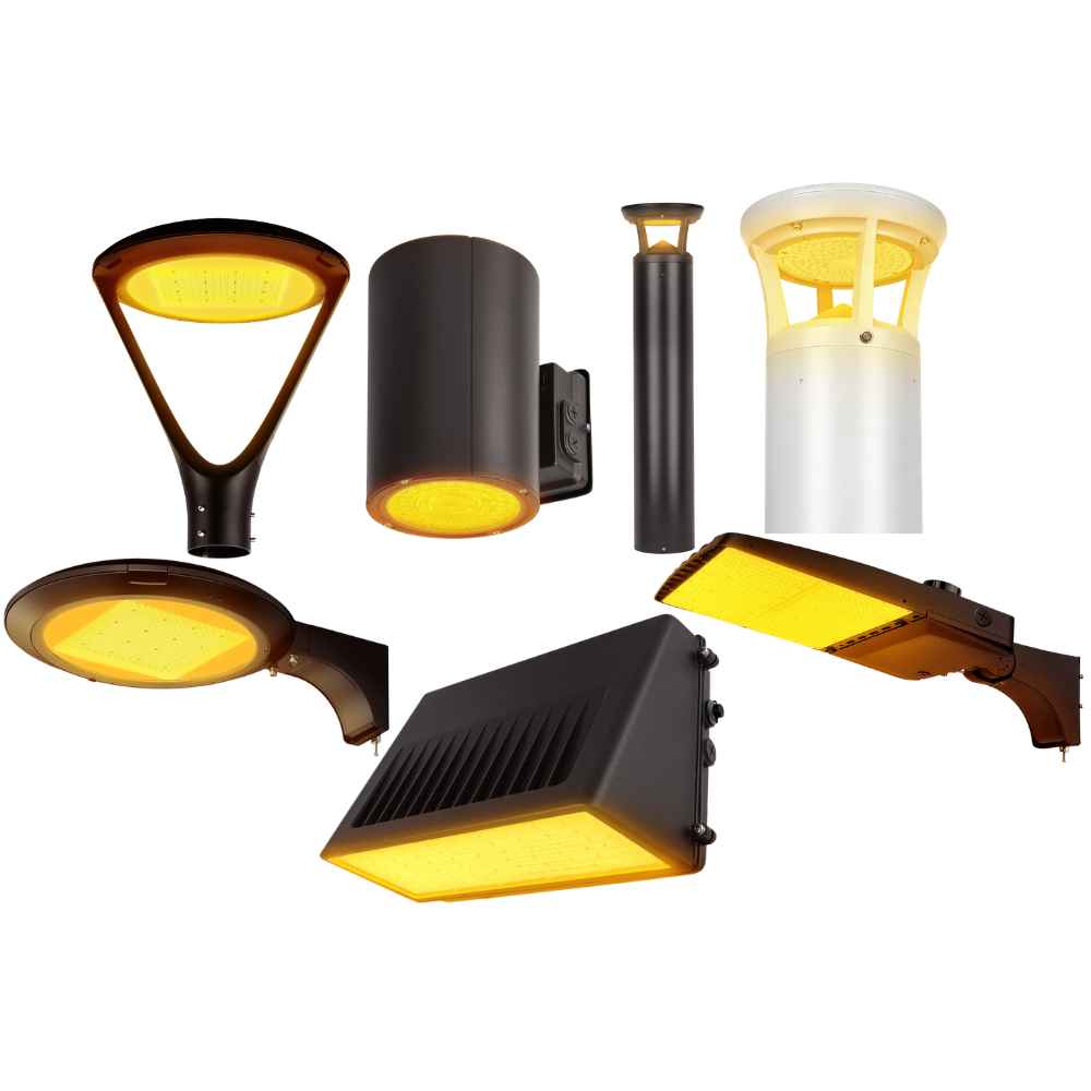 Amber LED outdoor Lights