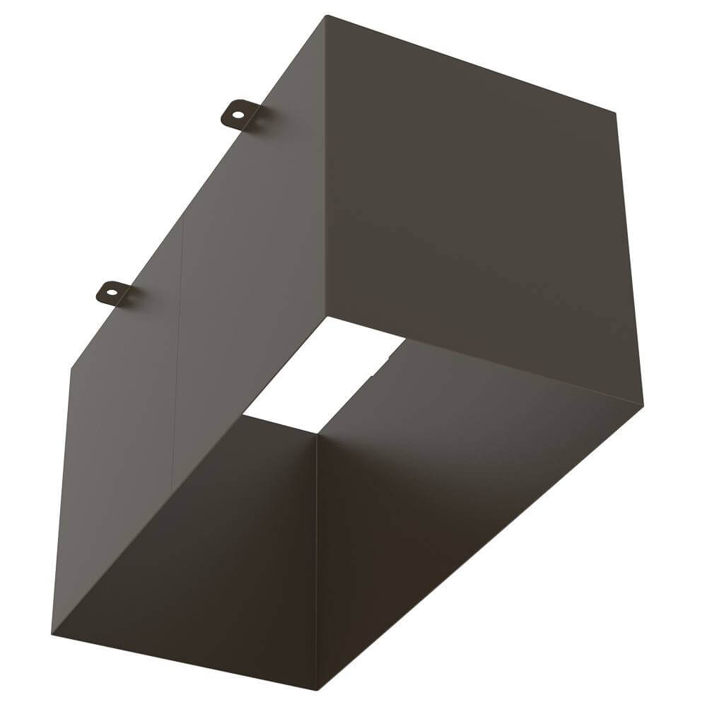 150W parking lot light Full visor glare shield 