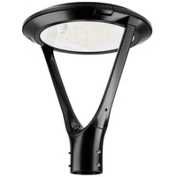 Motion Sensor installed on Konlite Black Atria LED Post Top Light