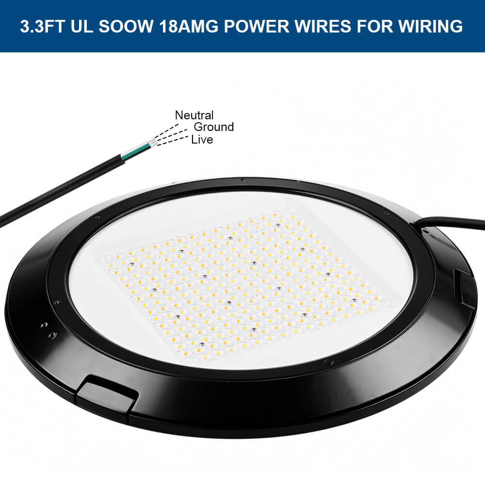 Power wires for Atria Black LED Post Top Light