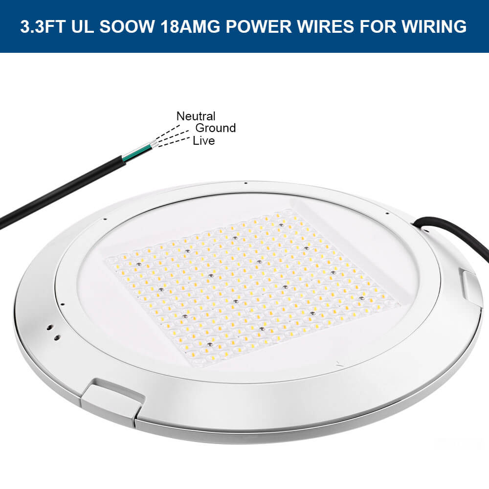 Power wires for Atria White LED Post Top Light
