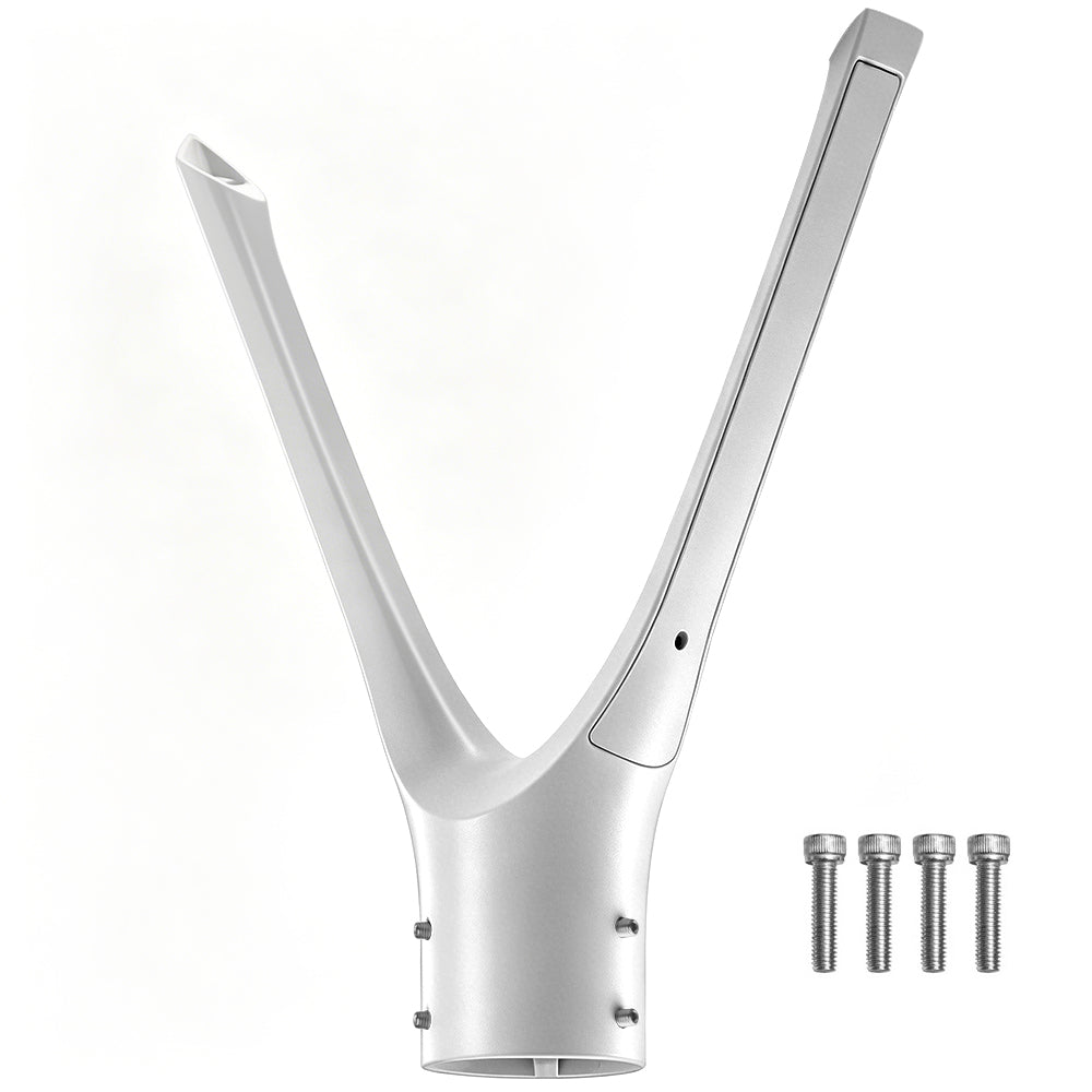 Twin-arm mount with screws for White Atria Post Top Light