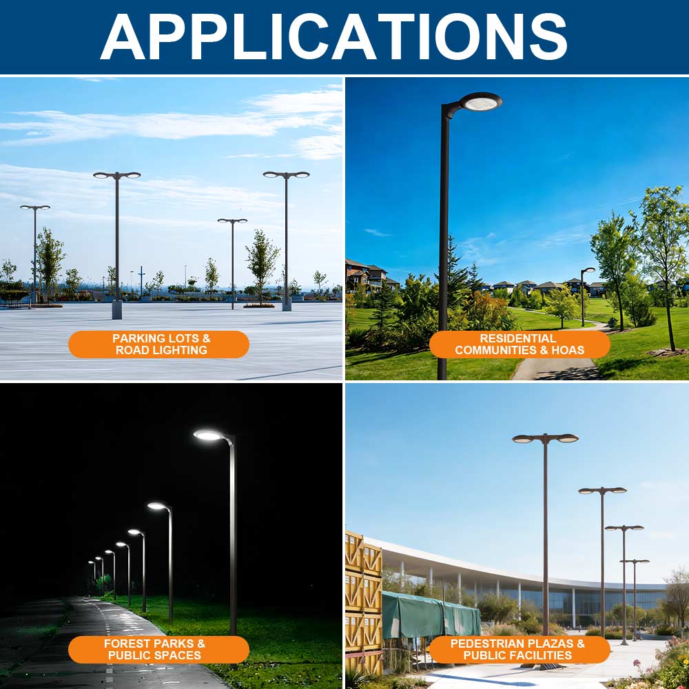 Konlite Atira LED Area Light - 9,450 lumens - Type V - 63W/53W/33W - 3CCT - Dark Bronze - 120-277V - 250W Equal