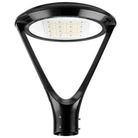 63W Black Finish Konlite Atria LED Post Top Light
