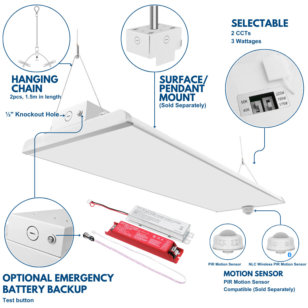 Konlite ALTA 225W LED High Bay Light product details