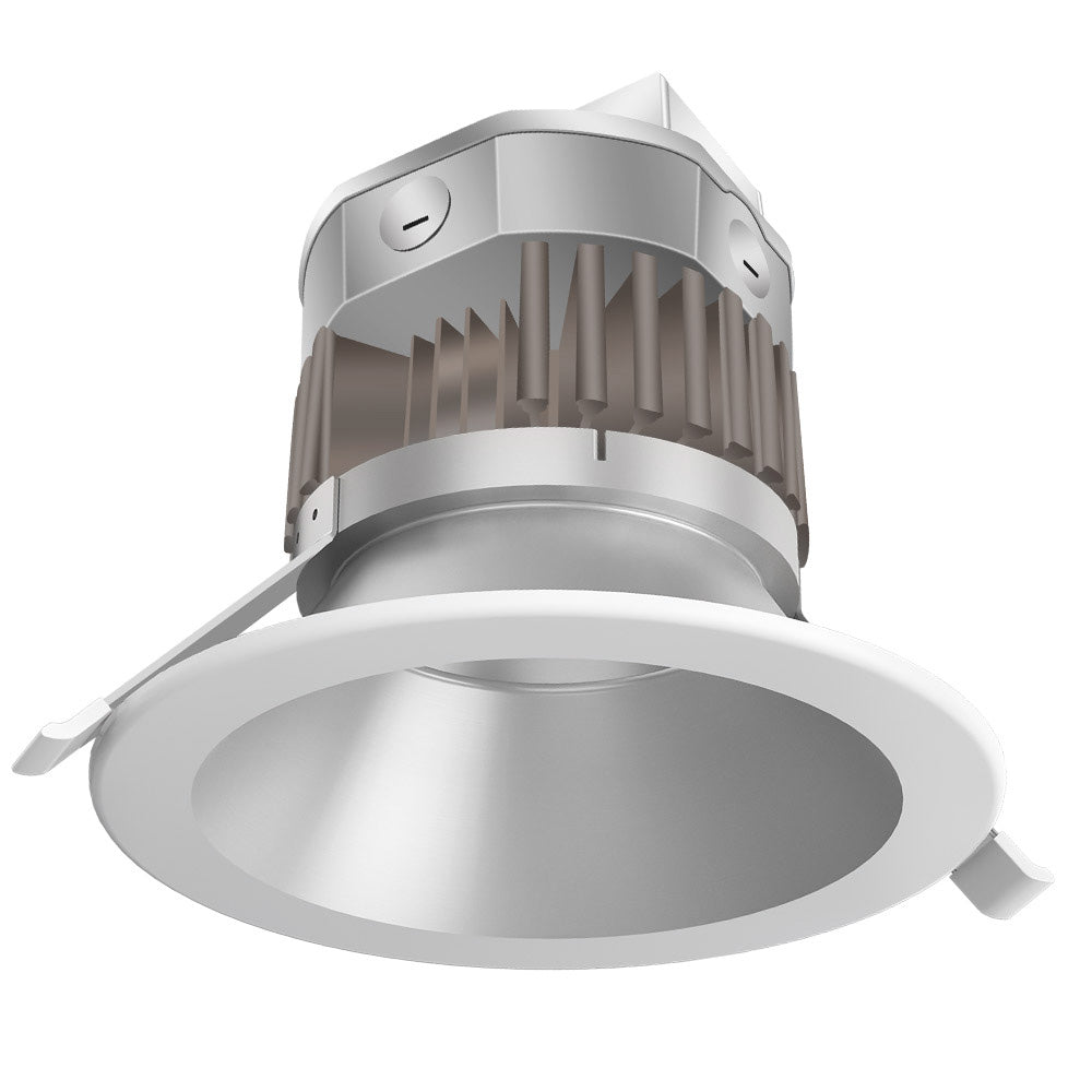 Konlite 60W recessed down light with 6" white Trim