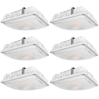 6 pack Konlite LED Canopy Lights