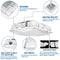 White Konlite LED Canopy Light product details