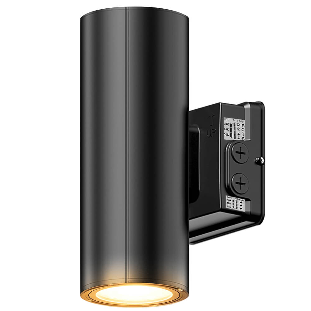 Black 20W LED Wall Sconce 