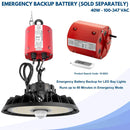 Emergency backup for a Konlite ECOMAX High Bay Light - 200W/240W/320W