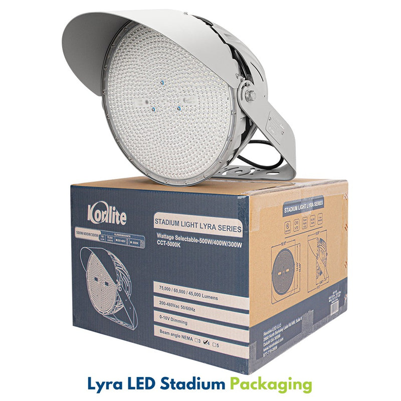LYRA LED Stadium Light 500W and package