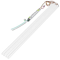 Konlite 4FT Magnetic Linear LED Retrofit Kit with 4 light bars and driver