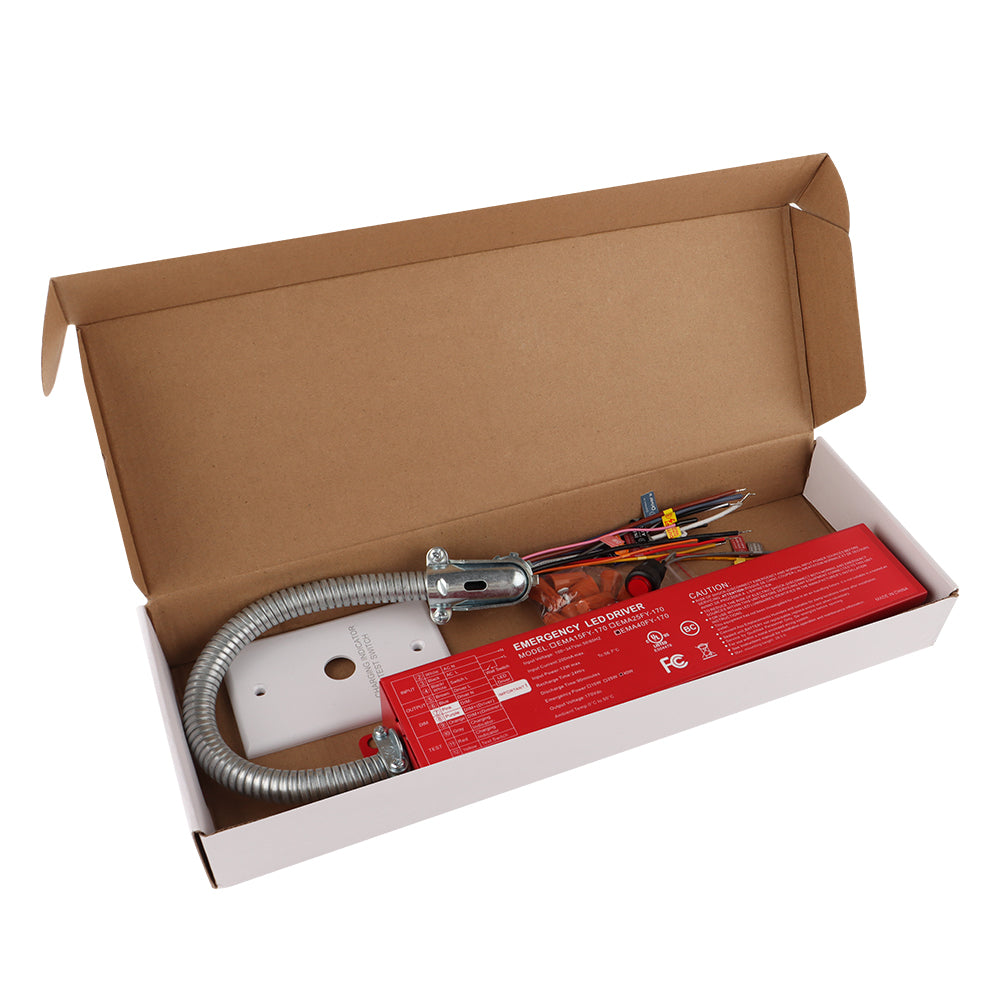 Original box for emergency battery backup for LED linear high bay
