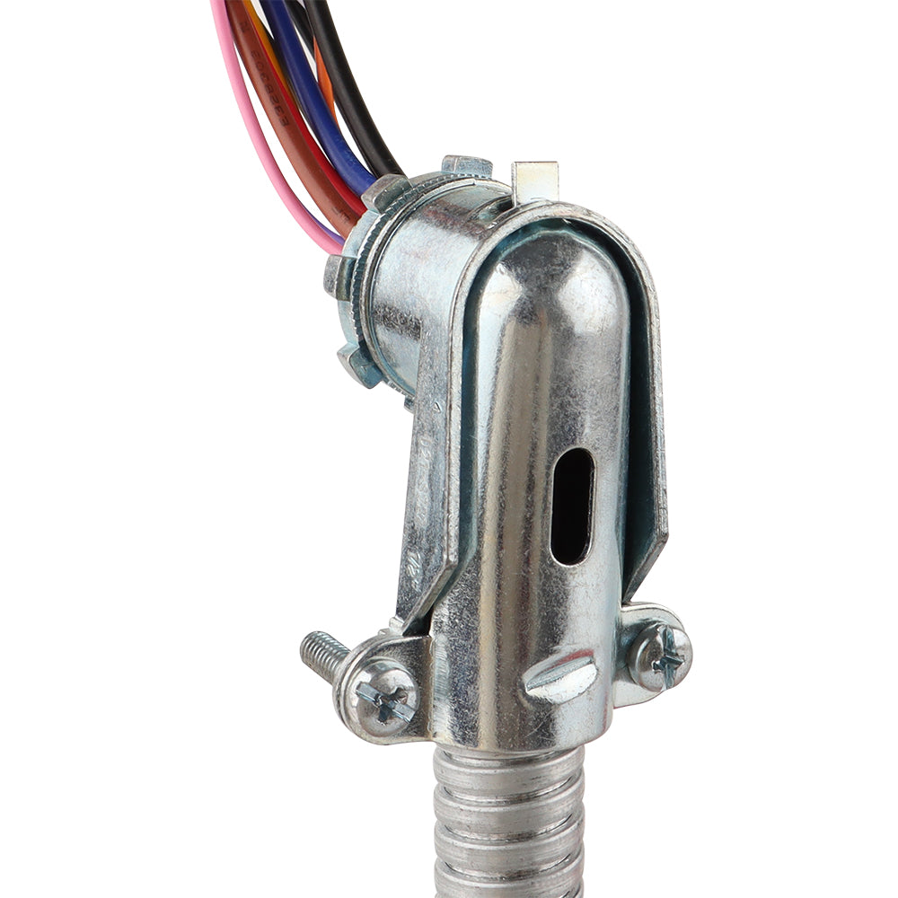 Connector for emergency battery backup for LED linear high bay