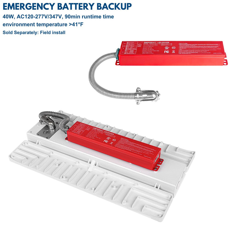 Emergency Battery Back up for Konlite PAVO linear high bay