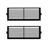 2-pack of Black Louver Shield for Spica Series LED Sports Lights
