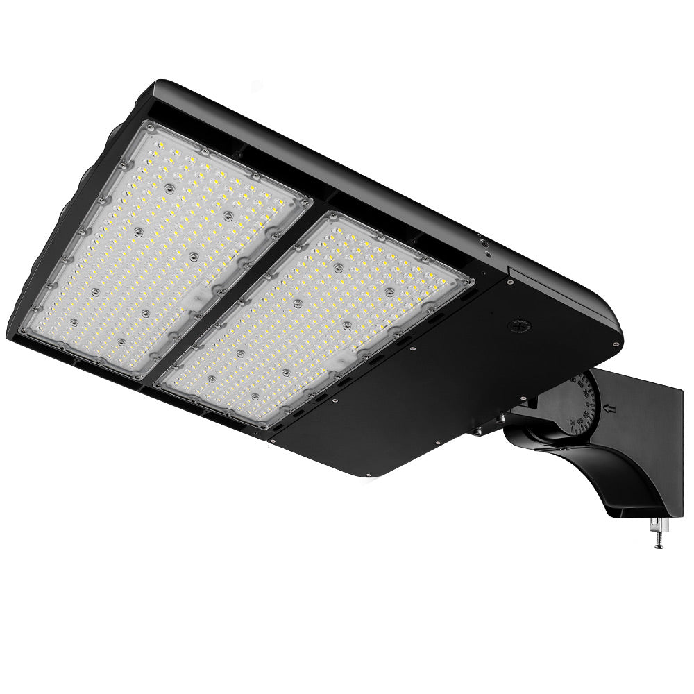 Konlite Spica 400W Black LED Sports Light - Tennis Court Light with extrusion Mount