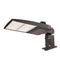 Type V 310W 5000K led parking lot light with universal mount and shorting cap