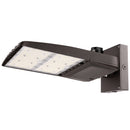 Konlite Vela wattage selectable 310W 5000K led parking lot light with wall mount and shorting cap