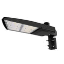 Konlite Vela III 310W LED Black Parking Lot Light with slip fitter arm