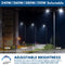 Konlite Vela III 310W LED Black Parking Lot Light with wall mount arm