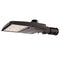 Type 4 Wattage selectable Vela LED Area light with Slipfitter arm and photocell