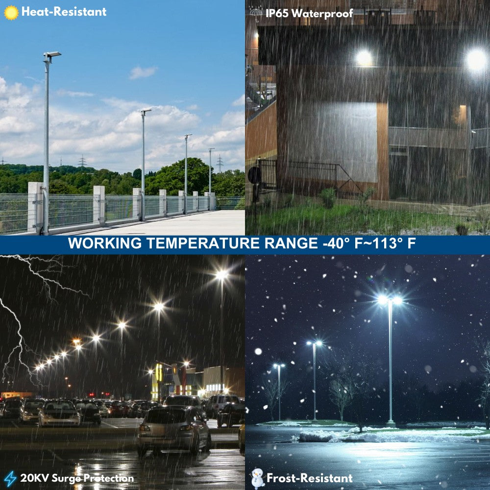 Heavy Duty 150W Vela 480V LED Parking Lot light product details
